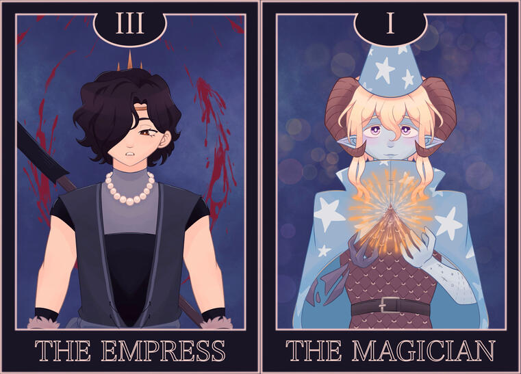 artfight attack for @ehy &amp; @Rollo_Linwood